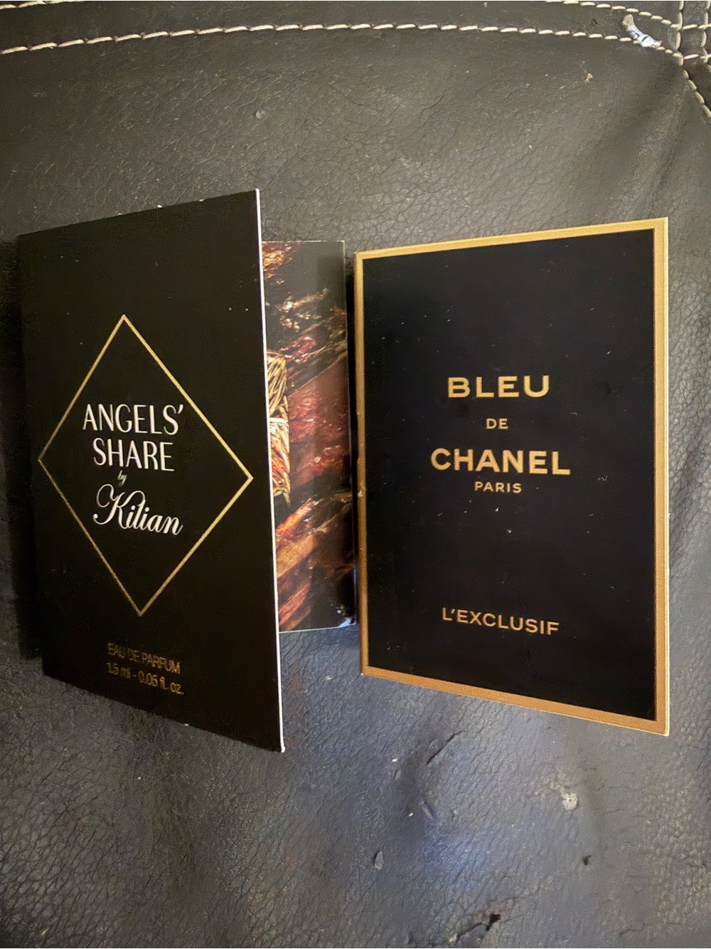Bleu de Chanel and  angle share samples